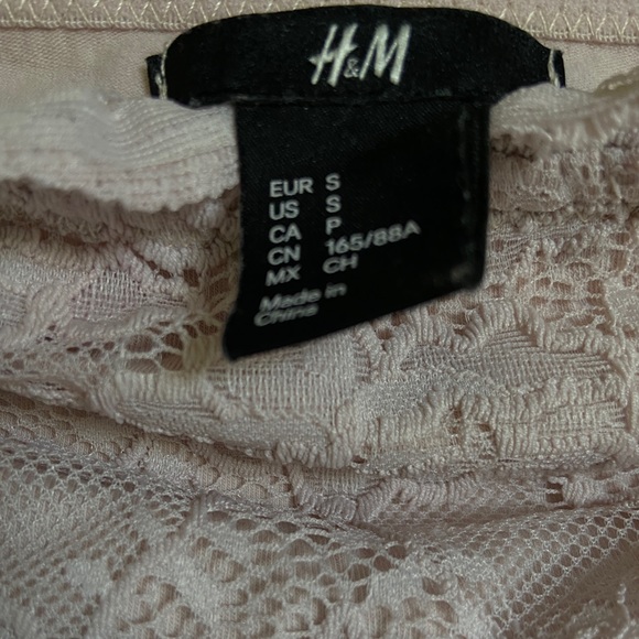 BLUSH LACE STRAPLESS TUBE TOP🌸 - Picture 2 of 2